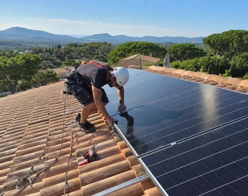 Installateur panneaux solaires Plescop — pose photovoltaïque sur toiture