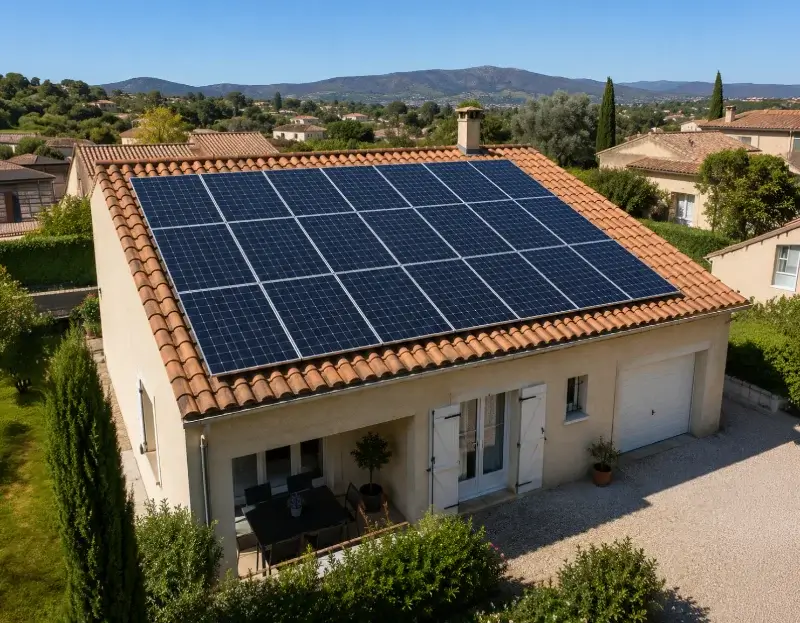 Prime à l'autoconsommation panneaux solaires Plescop — aide financière de l'État